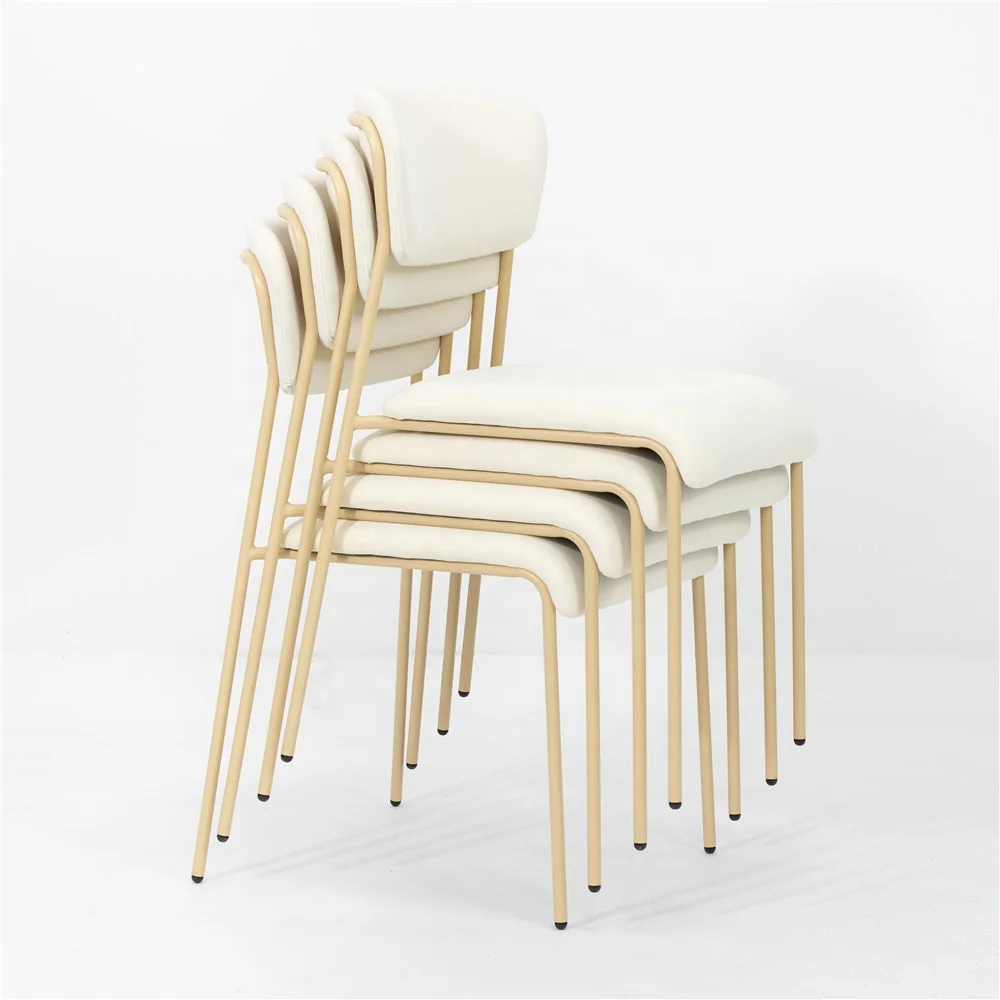 High Quality Metal Leg Dining Chair Modern Restaurant Hall Leather Fabric Velvet Upholstered Dining Chair With Back
High Quality Metal Leg Dining Chair Modern Restaurant Hall Leather Fabric Velvet Upholstered Dining Chair With Back