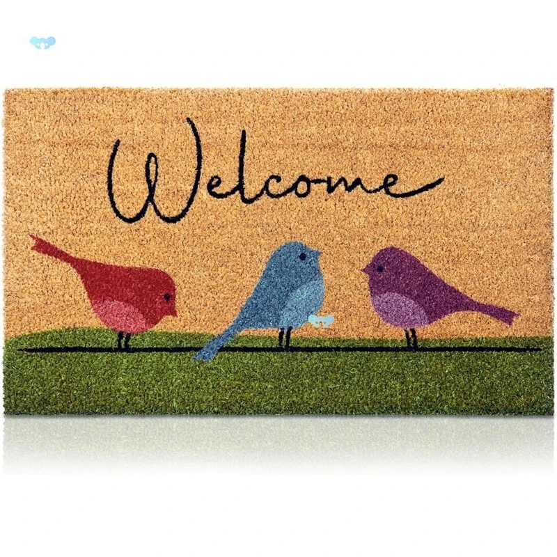 Bird Welcome Doormat Colorful Non-Slip Absorbent Bathroom Rug Stain Resistant Entryway Kitchen Floor Mats Modern Diatomite Decor
Bird Welcome Doormat Colorful Non-Slip Absorbent Bathroom Rug Stain Resistant Entryway Kitchen Floor Mats Modern Diatomite Decor