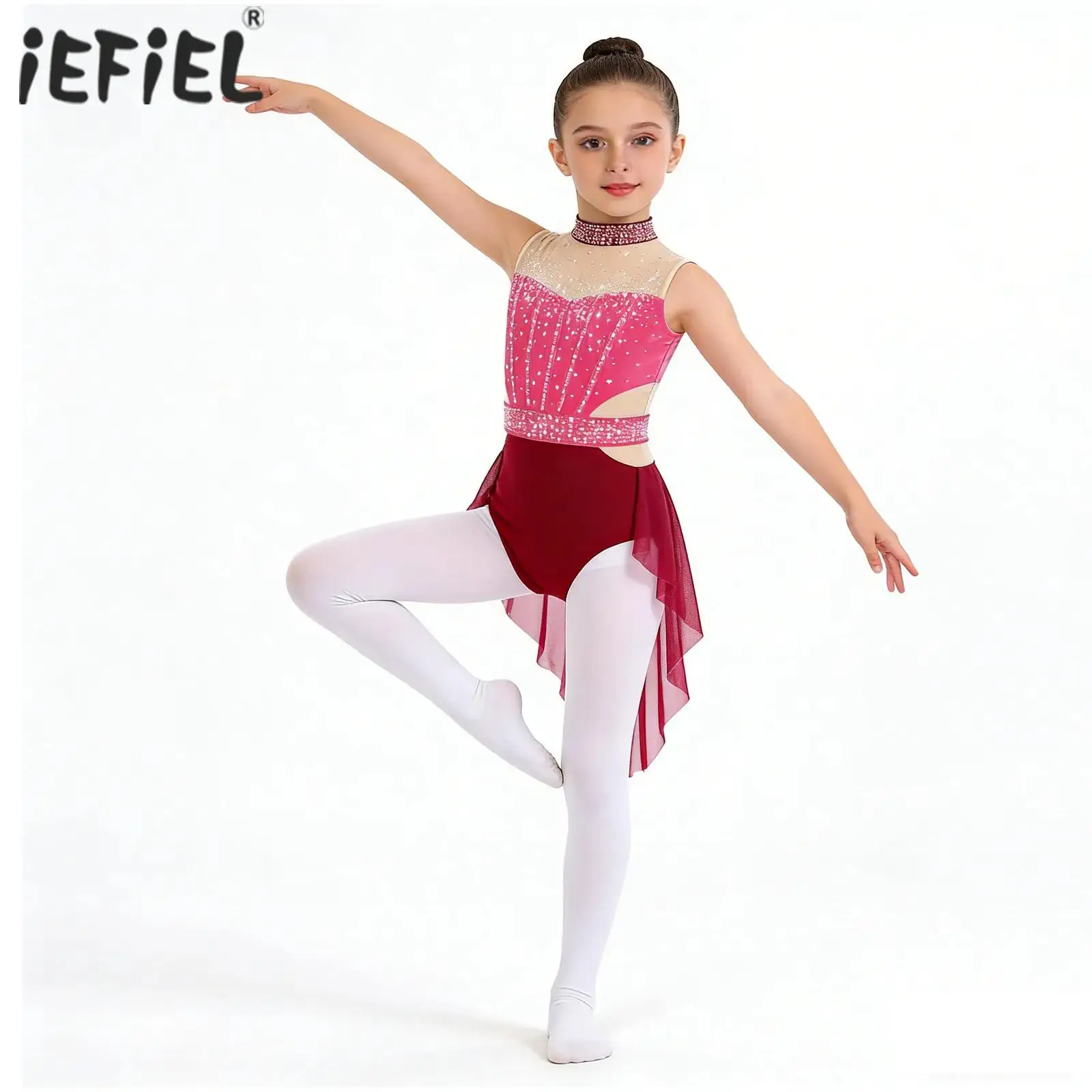 Детское гимнастическое платье для девочек с юбкой из шифона и стразами, купальник для балета, танцев, фигурного катания, лирических выступлений
Детское гимнастическое платье для девочек с юбкой из шифона и стразами, купальник для балета, танцев, фигурного катания, лирических выступлений