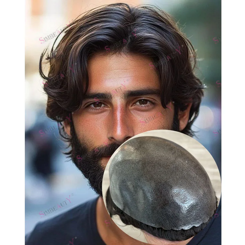 European Human Hair 6Inch Long Durable Hairloss Men Toupee 0.12mm Strong PU Base Male Wigs Replacement Grey Brown Hairpieces
European Human Hair 6Inch Long Durable Hairloss Men Toupee 0.12mm Strong PU Base Male Wigs Replacement Grey Brown Hairpieces