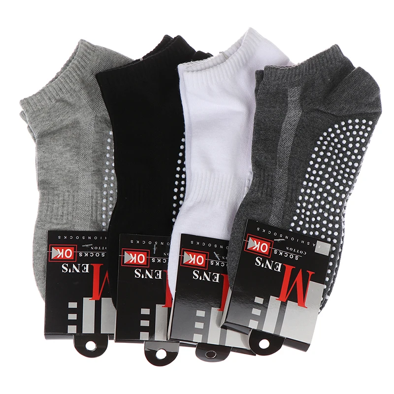 New 1pair Men Cotton Non-slip Yoga Socks With Grips Breathable Anti Skid Floor Socks For Pilates Gym Fitness
New 1pair Men Cotton Non-slip Yoga Socks With Grips Breathable Anti Skid Floor Socks For Pilates Gym Fitness