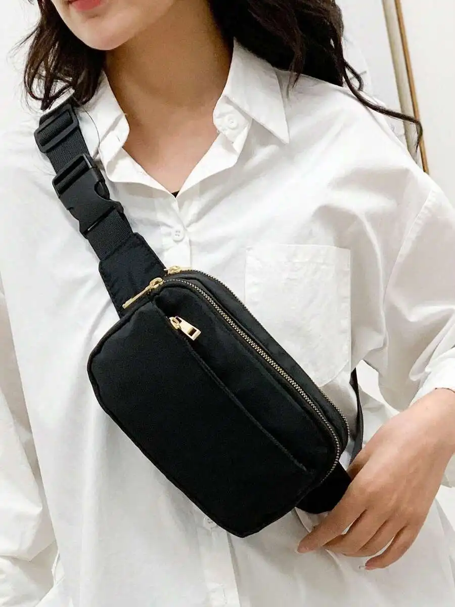 Casual Nylon Shoulder Bag, Minimalist Crossbody Bag For Teenagers, Outdoor Chest Bag
Casual Nylon Shoulder Bag, Minimalist Crossbody Bag For Teenagers, Outdoor Chest Bag