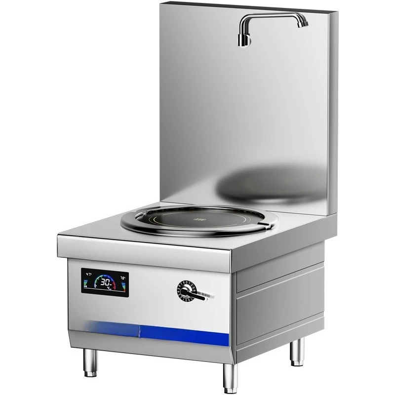 Electromagnetic low soup stove Vertical stainless steel concave multi-functional flat braised meat soup stove for canteen
Electromagnetic low soup stove Vertical stainless steel concave multi-functional flat braised meat soup stove for canteen