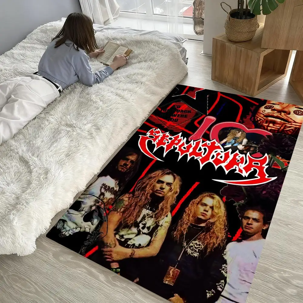 Rock Band s-Sepulturas cool Floor Mat Soft Thickened Non-Slip Door Mat for Living Room Home Decor Flannel Rugs
Rock Band s-Sepulturas cool Floor Mat Soft Thickened Non-Slip Door Mat for Living Room Home Decor Flannel Rugs