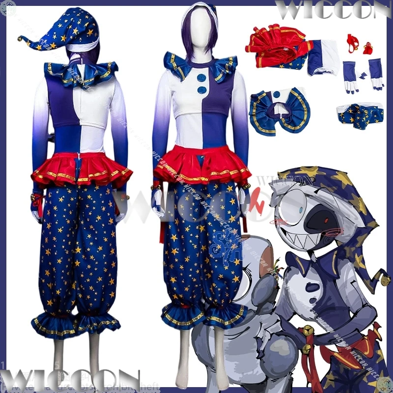 Одежда клоуна Монан, карнавальный цирковой костюм для взрослых, Хэллоуин, аниме, охранная одежда, косплей, синий клоун, костюм для выступлений, карнавал
Одежда клоуна Монан, карнавальный цирковой костюм для взрослых, Хэллоуин, аниме, охранная одежда, косплей, синий клоун, костюм для выступлений, карнавал