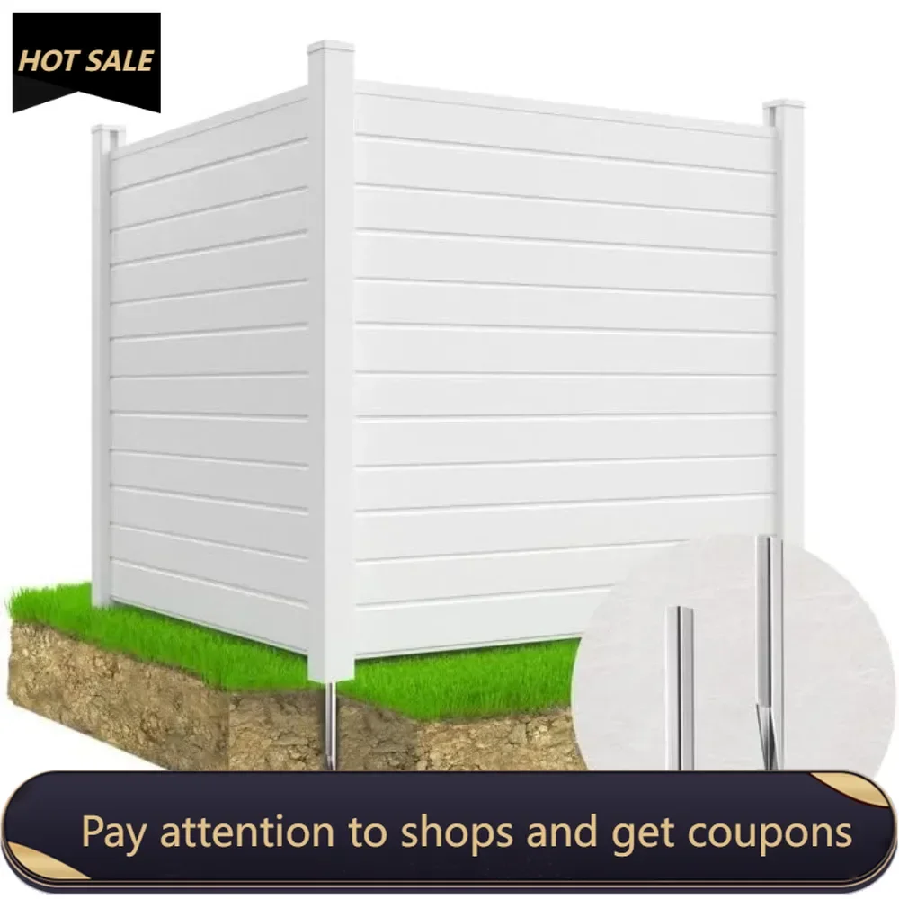 Air Conditioner Fence Trash Can Fence 50"W X 50"H Pool Equipment Enclosure Vinyl Privacy Fence Panel (2-Pack)
Air Conditioner Fence Trash Can Fence 50"W X 50"H Pool Equipment Enclosure Vinyl Privacy Fence Panel (2-Pack)