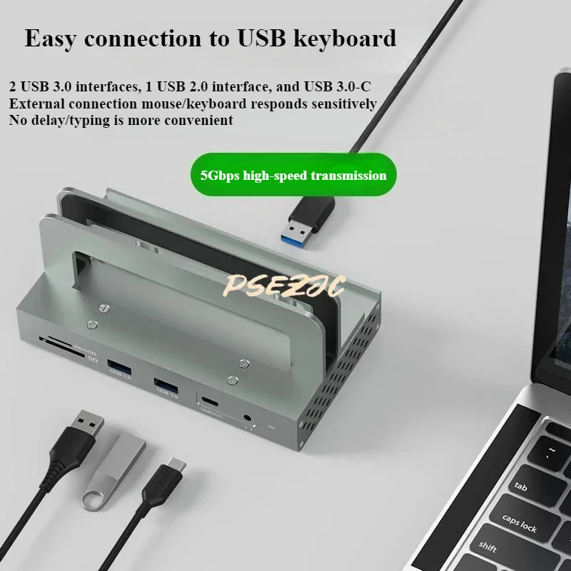 Док-станция TypeC 4k60hz Gigabit Ethernet порт для ноутбука вертикальная стойка концентратор многофункциональный конвертер
Док-станция TypeC 4k60hz Gigabit Ethernet порт для ноутбука вертикальная стойка концентратор многофункциональный конвертер
