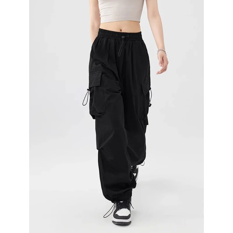Retro Black Wide-Leg Paratrooper Overalls Men's Fashion Brand2025Spring and Summer New Loose Casual Tactical Pants Women
Retro Black Wide-Leg Paratrooper Overalls Men's Fashion Brand2025Spring and Summer New Loose Casual Tactical Pants Women