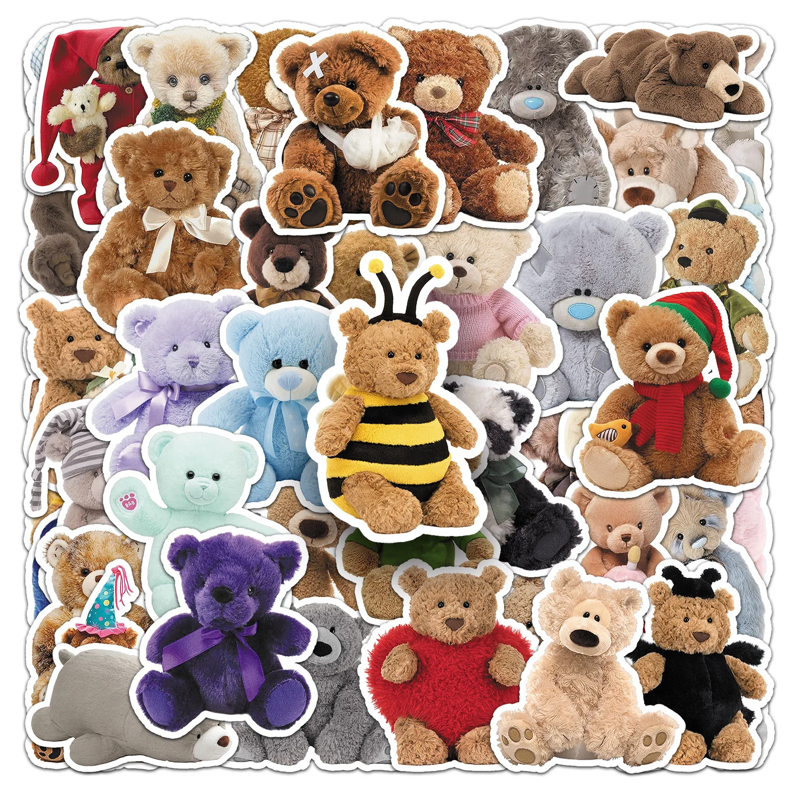 Cute Bear Stickers 50Pcs Waterproof Plush Bear Decals for Phone Case Water Bottles Handbooks Skateboard Guitar DIY Gifts for Kid
Cute Bear Stickers 50Pcs Waterproof Plush Bear Decals for Phone Case Water Bottles Handbooks Skateboard Guitar DIY Gifts for Kid