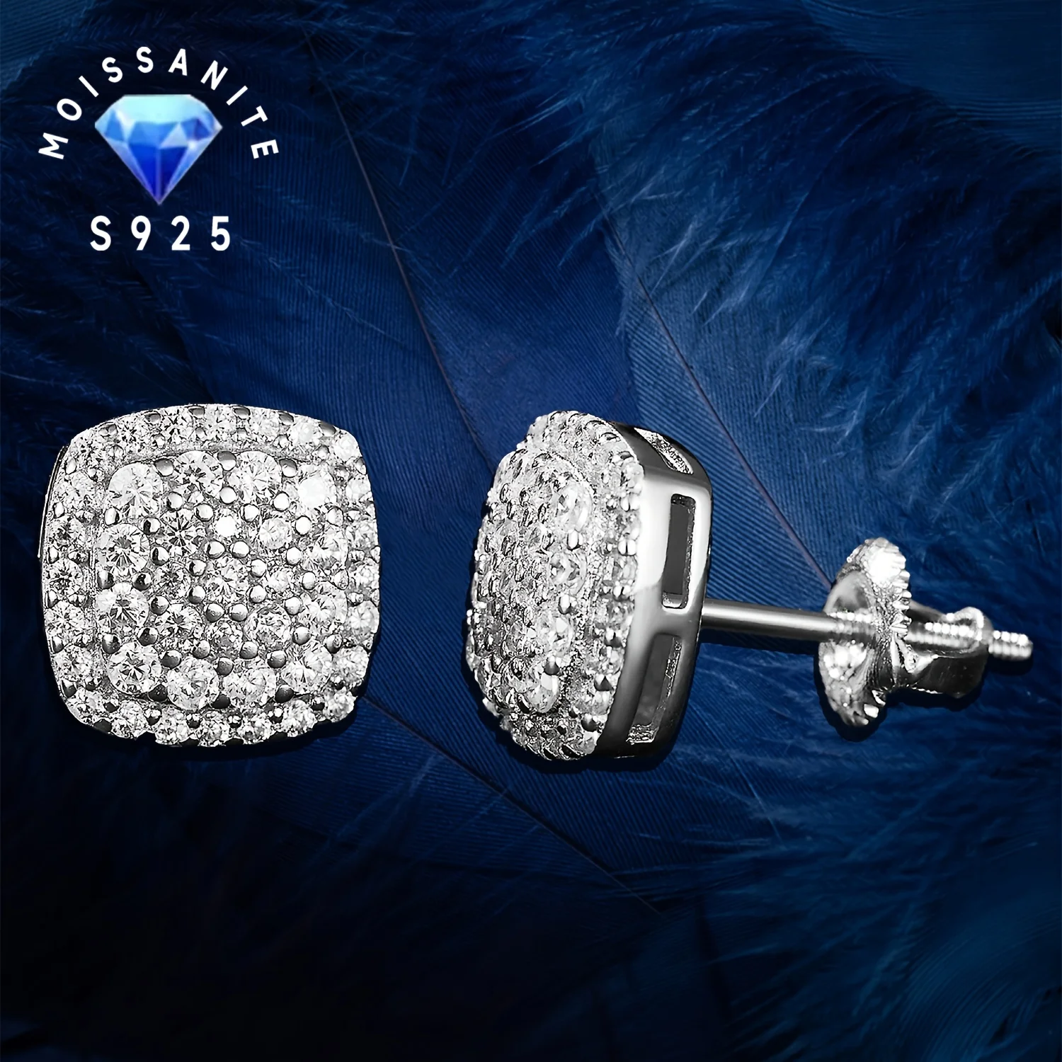 1 пара серег из стерлингового серебра 925 пробы с муассанитом 0,66 карата, круглой квадратной формы, полностью инкрустированные камнями, из искусственного стерлингового серебра S925, гипоаллергенные.
1 пара серег из стерлингового серебра 925 пробы с муассанитом 0,66 карата, круглой квадратной формы, полностью инкрустированные камнями, из искусственного стерлингового серебра S925, гипоаллергенные.