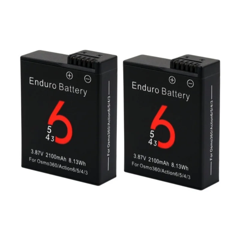2 pcs 2100mAh Battery For DJI Osmo Action 6 Action 5 Pro/4 Camera Battery And Charger For DJI Osmo Action 4/3 Osmo 360 Battery
2 pcs 2100mAh Battery For DJI Osmo Action 6 Action 5 Pro/4 Camera Battery And Charger For DJI Osmo Action 4/3 Osmo 360 Battery