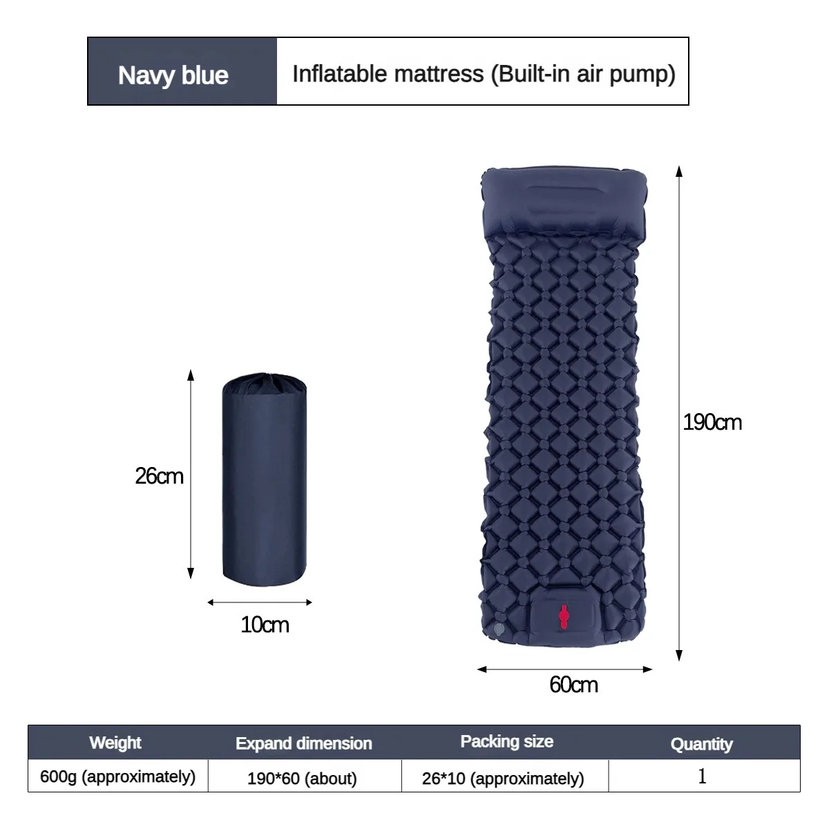 Outdoor Tent Sleeping Mat Camping Ultra Lightweight With Moisture-Proof Pad, Single Person TPU With Foot Inflation Cushion
Outdoor Tent Sleeping Mat Camping Ultra Lightweight With Moisture-Proof Pad, Single Person TPU With Foot Inflation Cushion