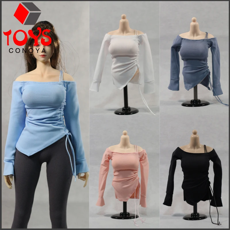 DMTOYS DF081 1/6 Single Shoulder Irregular Drawstring Long Sleeve T-shirt Model Fit 12" Female Soldier Action Figure Body Dolls
DMTOYS DF081 1/6 Single Shoulder Irregular Drawstring Long Sleeve T-shirt Model Fit 12" Female Soldier Action Figure Body Dolls