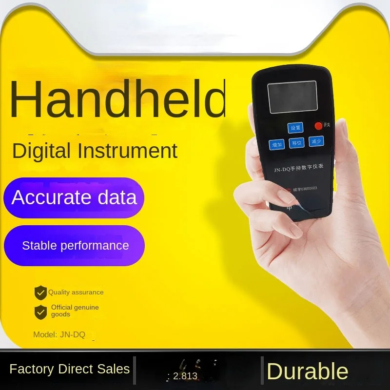 Small Handheld Digital Meter JN-DQ Weighing Pressure Sensor Control Instrument Low Power Consumption Display
Small Handheld Digital Meter JN-DQ Weighing Pressure Sensor Control Instrument Low Power Consumption Display