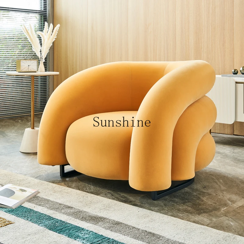 Nordic modern single sofa flannel light luxury small apartment living room minimalist leisure chair
Nordic modern single sofa flannel light luxury small apartment living room minimalist leisure chair