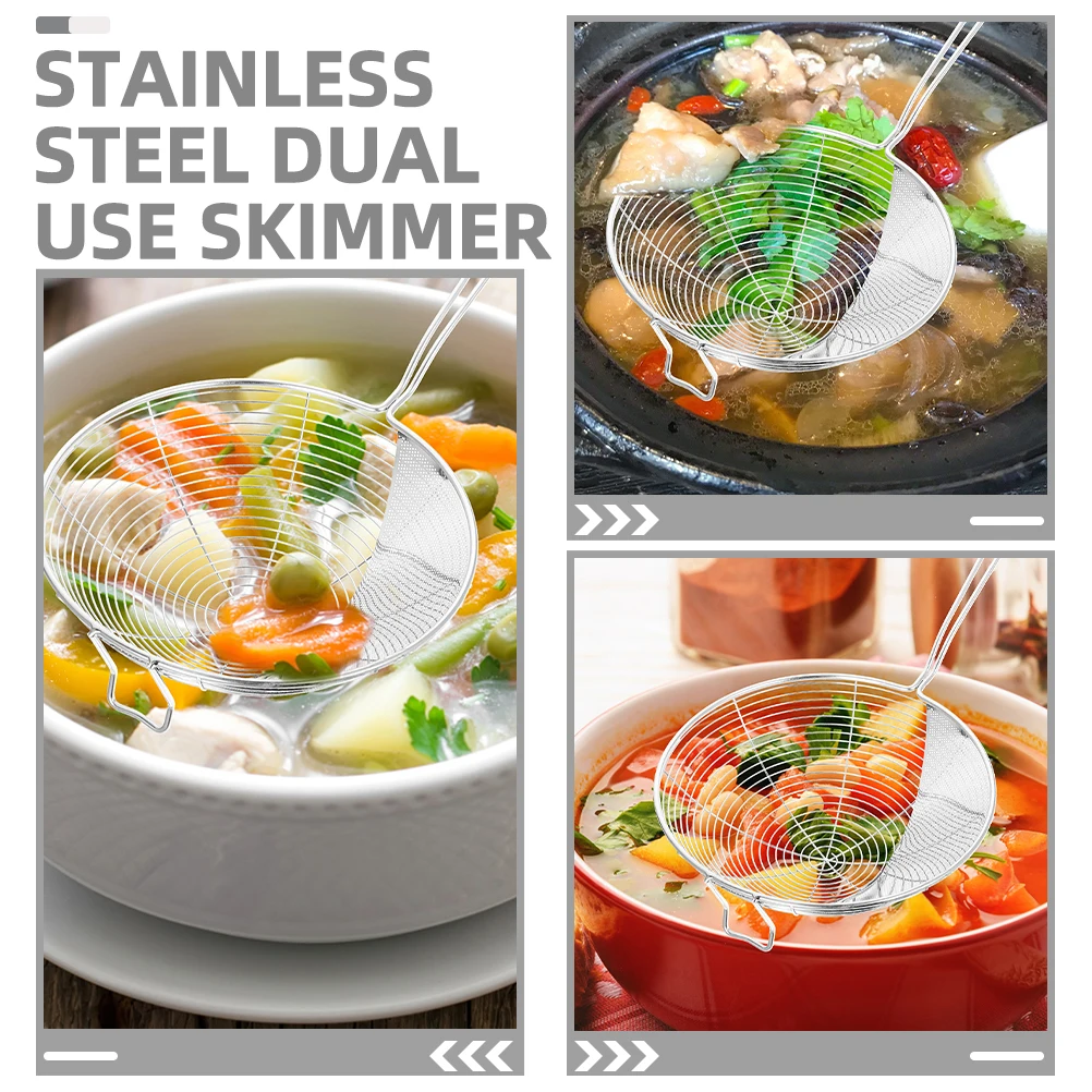 1pc Stainless Steel Colander Pasta Spoon Spaghetti Oil Draining Spoon Vegetable Fruit Strainer Ladle Kitchen Tool Metal Scoop
1pc Stainless Steel Colander Pasta Spoon Spaghetti Oil Draining Spoon Vegetable Fruit Strainer Ladle Kitchen Tool Metal Scoop