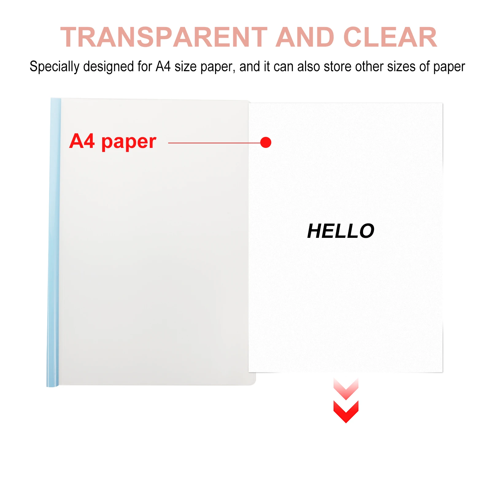 10 Pcs Organizer Folder File Office Folders Product Plastic Document Clips Binder
10 Pcs Organizer Folder File Office Folders Product Plastic Document Clips Binder