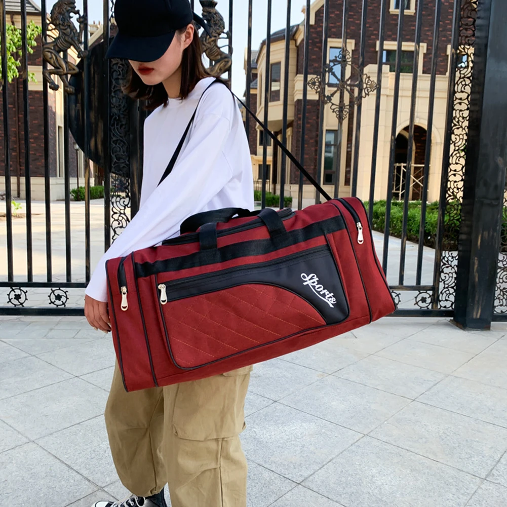 Oxford Fitness Bag Large Capacity Portable Gym Bags Waterproof Multifunctional Wear-resistant Side Zippers for Outdoor Football
Oxford Fitness Bag Large Capacity Portable Gym Bags Waterproof Multifunctional Wear-resistant Side Zippers for Outdoor Football
