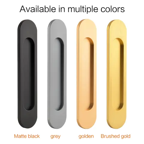 Tiradores de puerta corredera de armario autoadhesivos, herrajes para puertas de Granero, tiradores de puerta de vidrio para baño, tiradores de puerta de madera