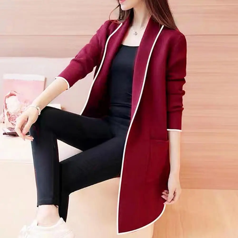 Women Thermal Jacket Open Stitch Cardigan Long Sleeve Mid Length Lapel Lady Warm Coat Spring Trendy Women Mid Length Coat 80%
Women Thermal Jacket Open Stitch Cardigan Long Sleeve Mid Length Lapel Lady Warm Coat Spring Trendy Women Mid Length Coat 80%