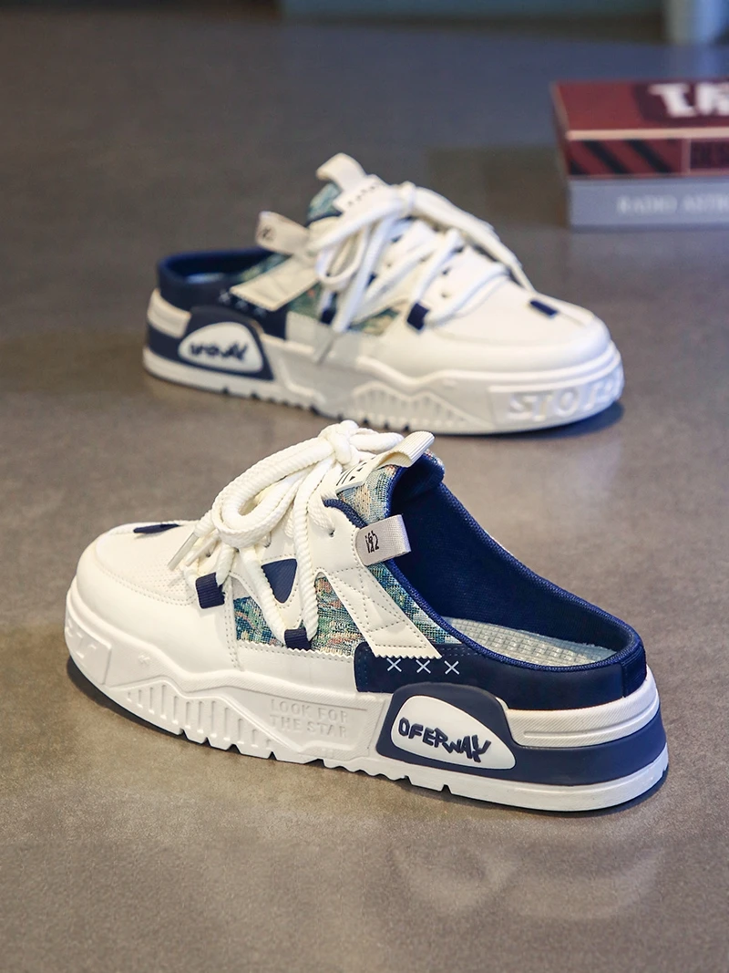 Men's Summer Slip-On Sandals Anti-Slip Casual Soft Bottom Head Cover Shoes No-Back Design Breathable Mesh PVC Outsole
Men's Summer Slip-On Sandals Anti-Slip Casual Soft Bottom Head Cover Shoes No-Back Design Breathable Mesh PVC Outsole