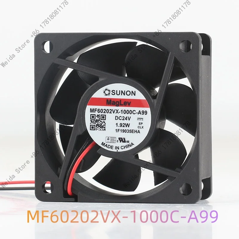 SUNON High-quality MF60202VX-1000C-A99 24V 1.92W 6020 60X60X20MM 6CM Original Large Airflow Fan
SUNON High-quality MF60202VX-1000C-A99 24V 1.92W 6020 60X60X20MM 6CM Original Large Airflow Fan