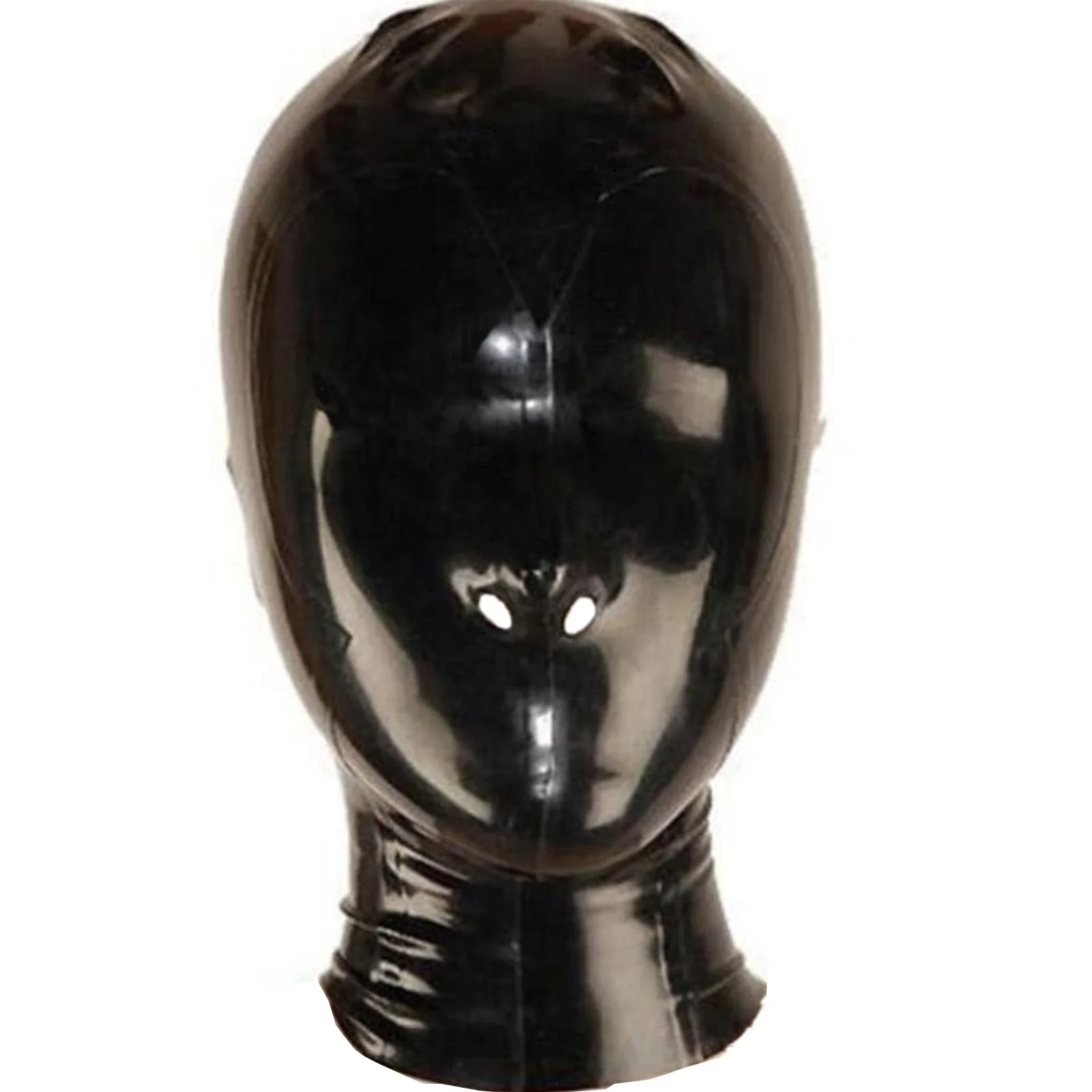 Unisex Latex Hood Rubber Catsuit Mask Open Nose Rear Zipper Full Face Cover Black Latex Mask Cosplay Props
Unisex Latex Hood Rubber Catsuit Mask Open Nose Rear Zipper Full Face Cover Black Latex Mask Cosplay Props