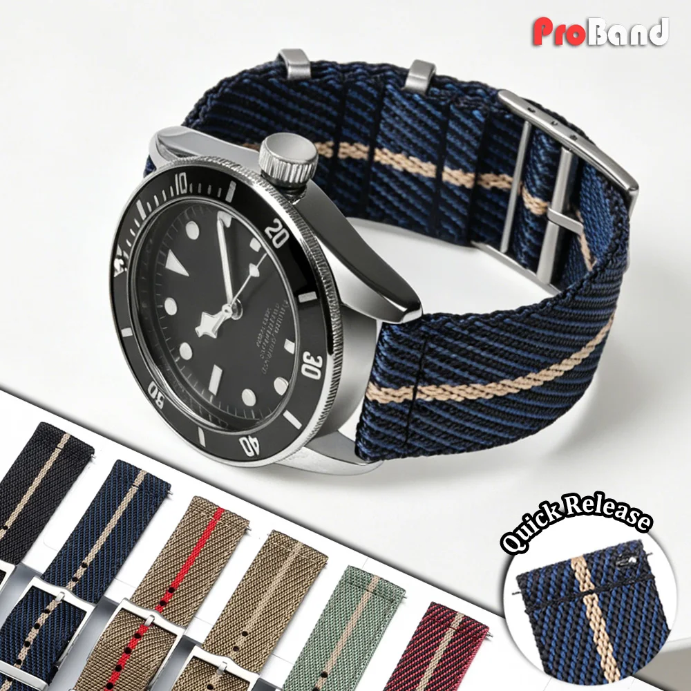 Quick Release Nylon Sailcloth Watch Straps for Rolex for Tudor 20mm 22mm Watch Band Canvas Fabric Strap for Seiko Sport Bracelet
Quick Release Nylon Sailcloth Watch Straps for Rolex for Tudor 20mm 22mm Watch Band Canvas Fabric Strap for Seiko Sport Bracelet