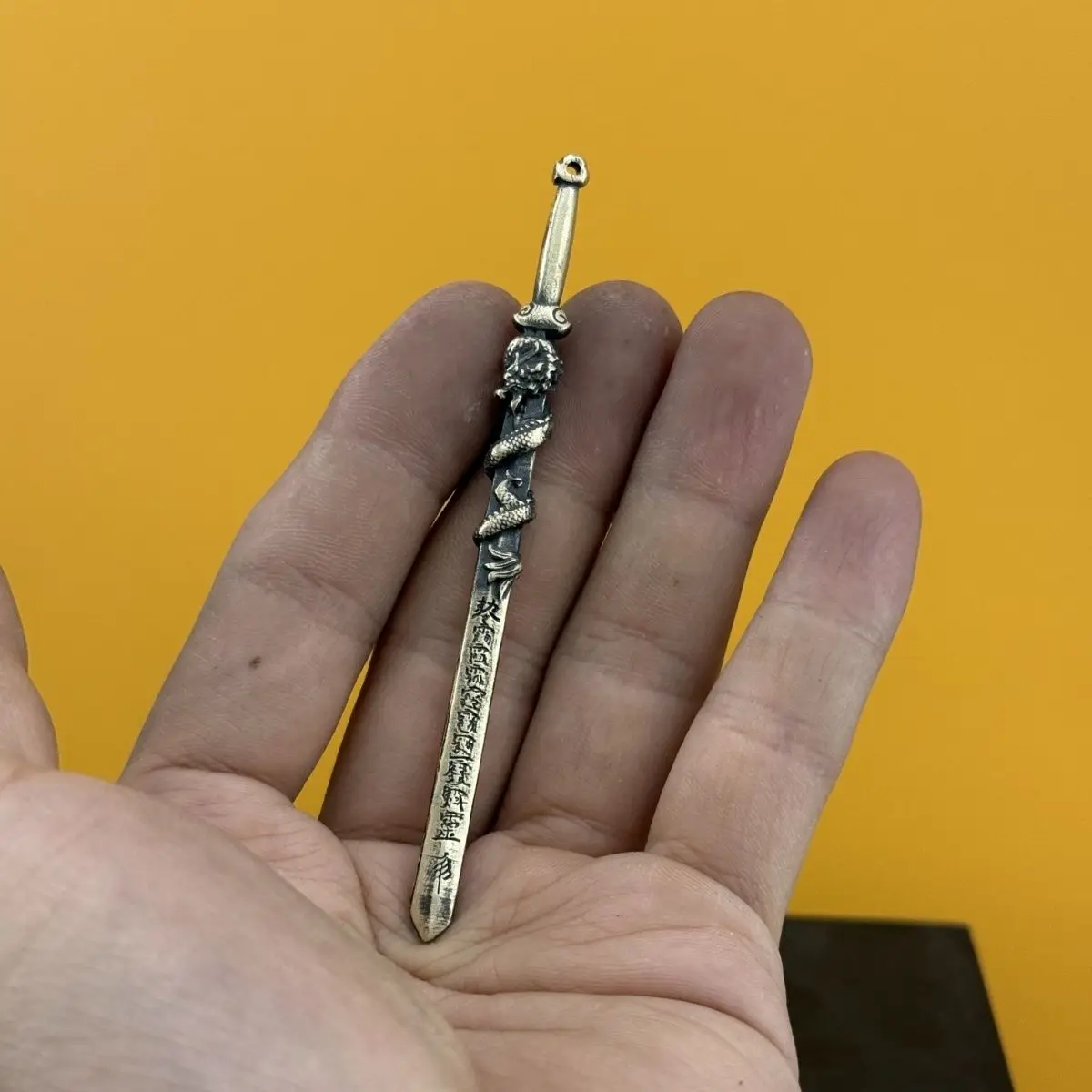 Bronze Dragon Sword - Antique Mini Coiled Dragon Handle mini desk dagger Desk Decor for Office & Study Room Decor
Bronze Dragon Sword - Antique Mini Coiled Dragon Handle mini desk dagger Desk Decor for Office & Study Room Decor