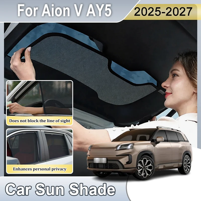 Car Mesh Shades For Aion V Accessories AY5 MK2 2025 2026 2027 Anti-UV Windshield Cover Light Blocking Curtains Privacy Auto Part
Car Mesh Shades For Aion V Accessories AY5 MK2 2025 2026 2027 Anti-UV Windshield Cover Light Blocking Curtains Privacy Auto Part