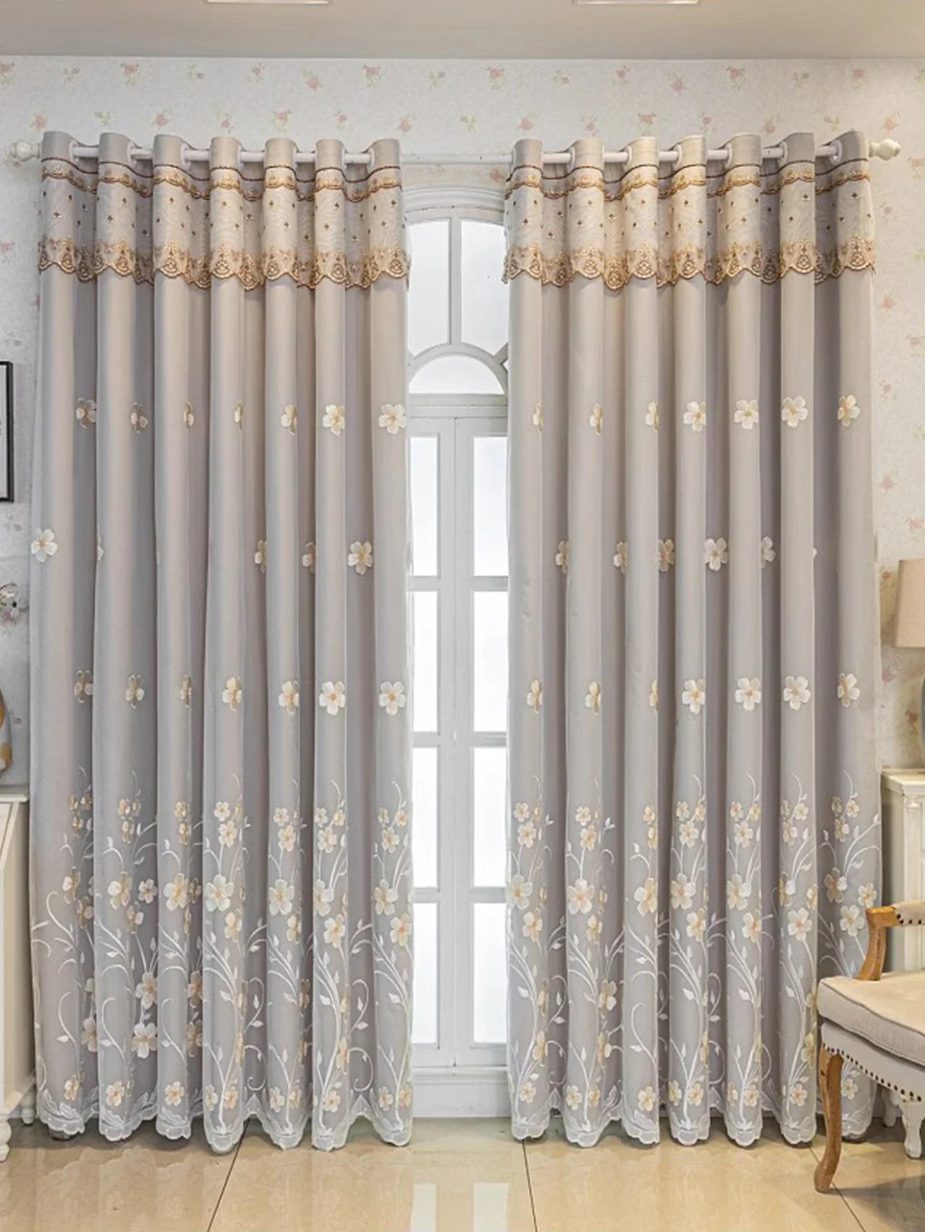 Blackout Curtain Fabric Nordic Simple Bedroom Living Room Balcony Atmospheric Double-layer Yarn All In One
Blackout Curtain Fabric Nordic Simple Bedroom Living Room Balcony Atmospheric Double-layer Yarn All In One