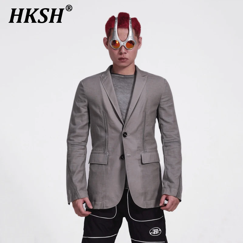 Новинка, весна-осень HKSH, мужской блейзер в стиле панк Dark Waste Land, тонкий Шелковый блейзер для похудения, модный топ HK2869
Новинка, весна-осень HKSH, мужской блейзер в стиле панк Dark Waste Land, тонкий Шелковый блейзер для похудения, модный топ HK2869