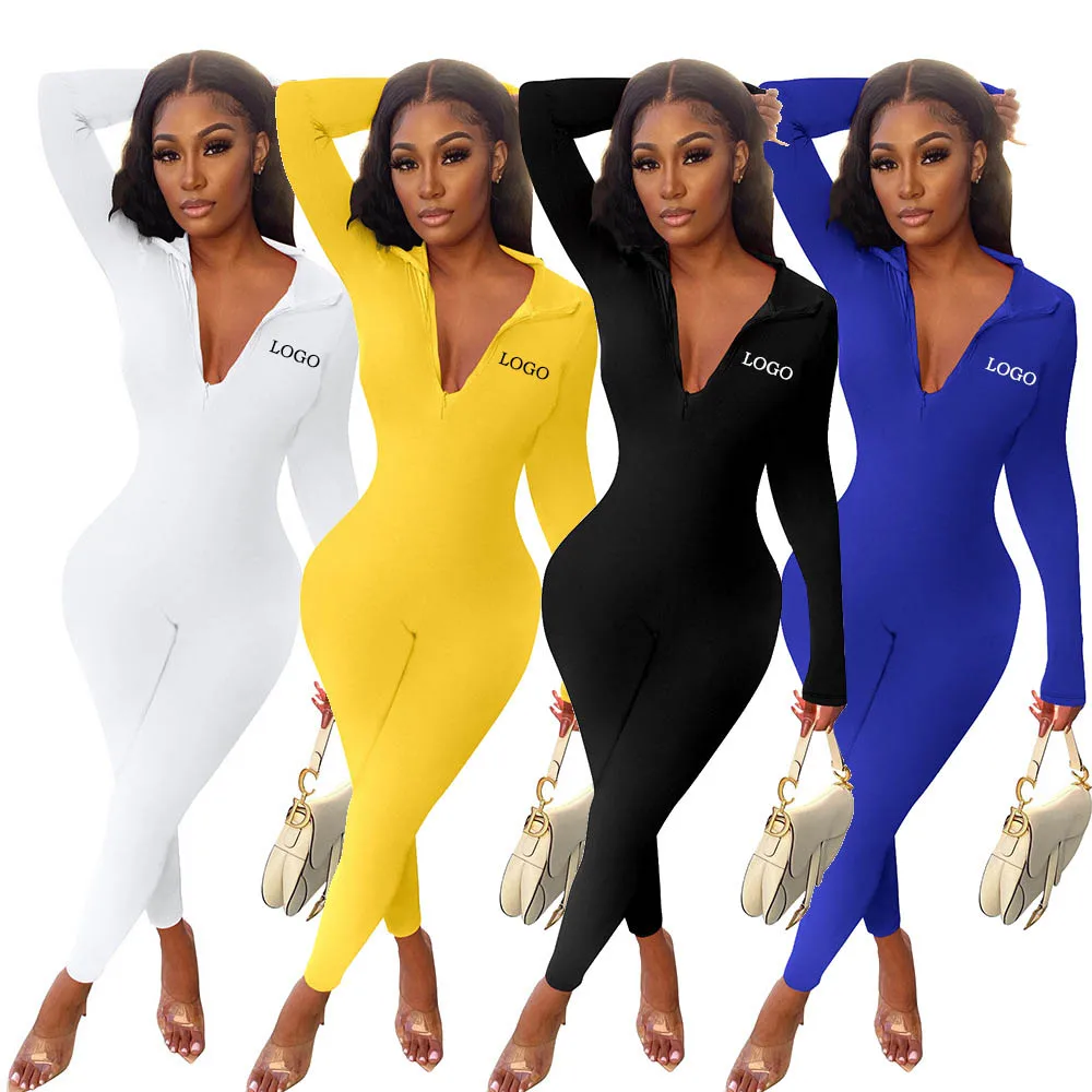 Customized logo autumn new product matte zipper sports jumpsuit for women's fashion long sleeved jumpsuit
Customized logo autumn new product matte zipper sports jumpsuit for women's fashion long sleeved jumpsuit