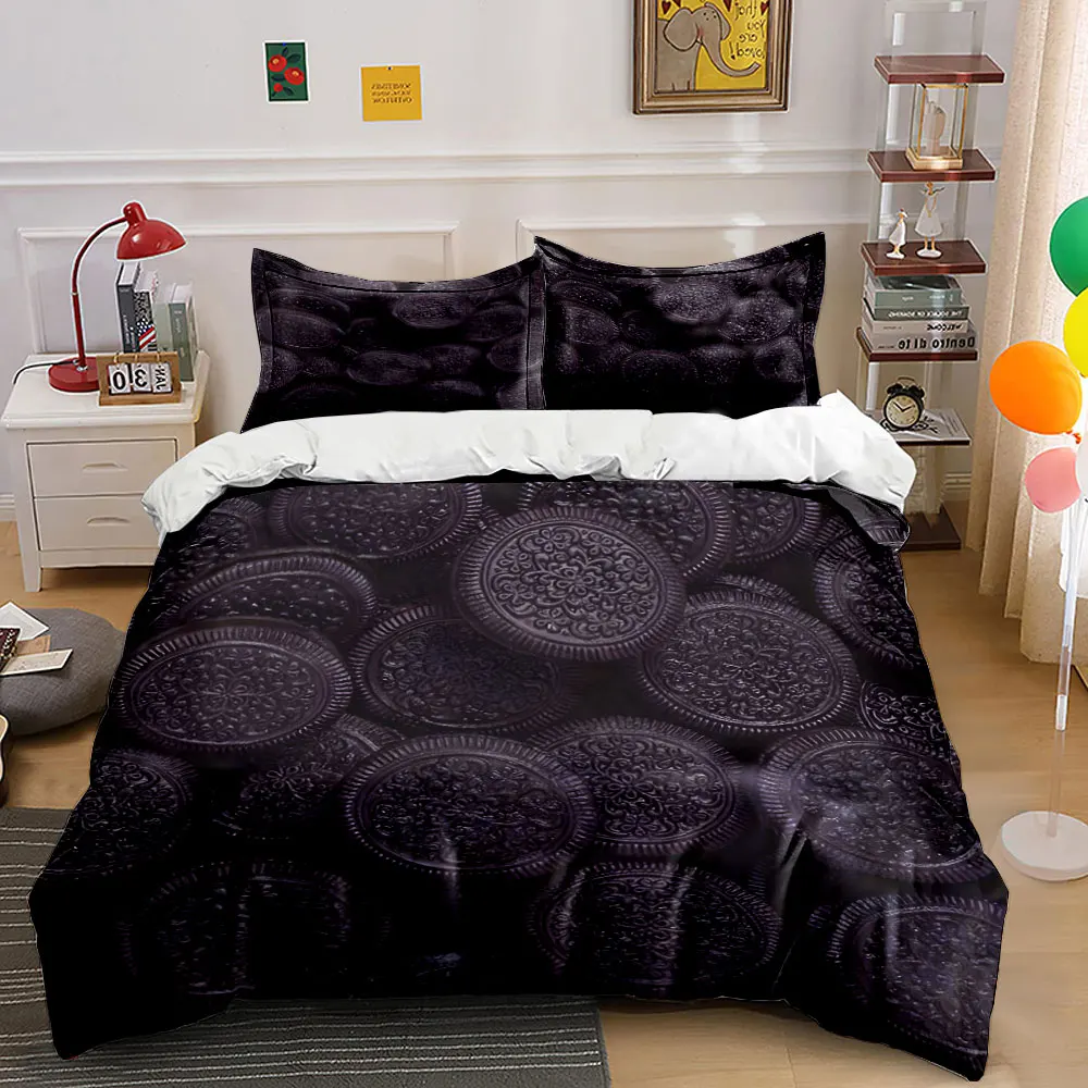 "Decorative Cookie Style Set" Bedding Set with 1 Duvet Cover 2 Pillowcases Single Double King Queen, Gift
"Decorative Cookie Style Set" Bedding Set with 1 Duvet Cover 2 Pillowcases Single Double King Queen, Gift