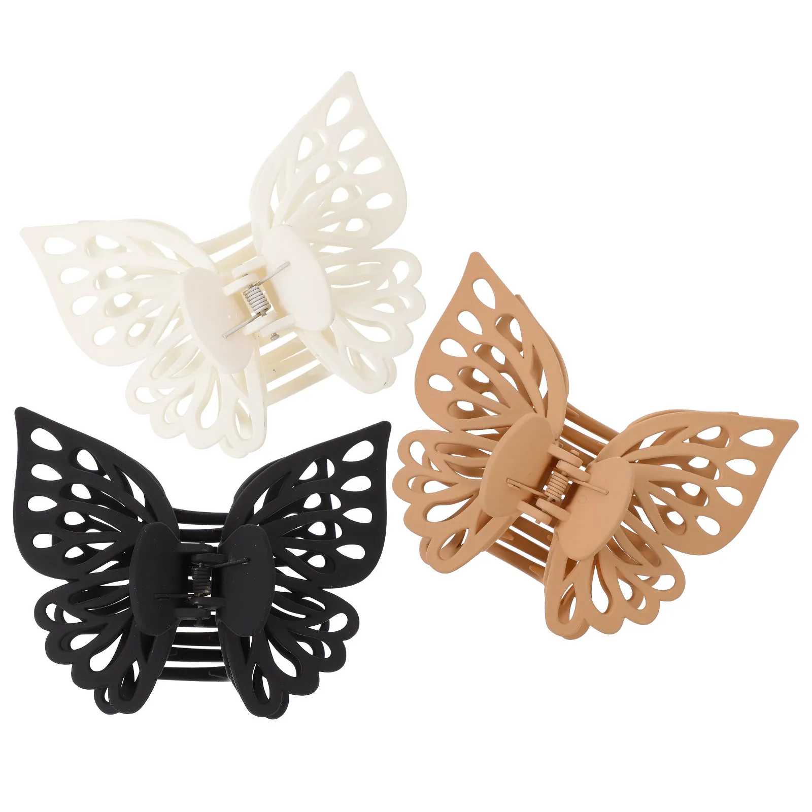 3Pcs Butterfly Hair Claw Clips Large Jaw Clips for Women Thick Long Fine Hair Styling Accessories Party Wedding Prom Daily
3Pcs Butterfly Hair Claw Clips Large Jaw Clips for Women Thick Long Fine Hair Styling Accessories Party Wedding Prom Daily
