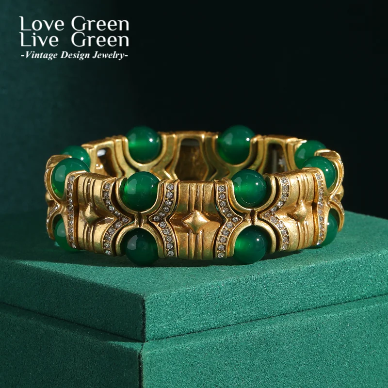 Винтажный многослойный браслет из зеленого агата с бисером для женщин, эластичный античный золотой цвет, роскошные дизайнерские ювелирные изделия, летние аксессуары
Винтажный многослойный браслет из зеленого агата с бисером для женщин, эластичный античный золотой цвет, роскошные дизайнерские ювелирные изделия, летние аксессуары