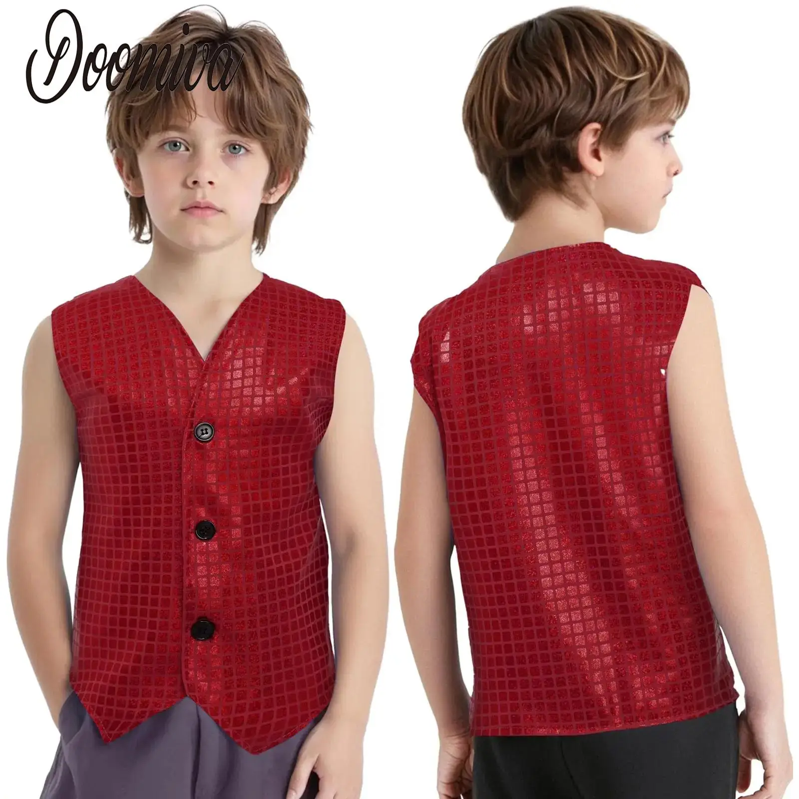 Kid Girls Boys Shiny Sequin Vest Halloween Carnival Party Hip Hop Jazz Dance School Choir Circus Magic Performance Waistcoat Top
Kid Girls Boys Shiny Sequin Vest Halloween Carnival Party Hip Hop Jazz Dance School Choir Circus Magic Performance Waistcoat Top