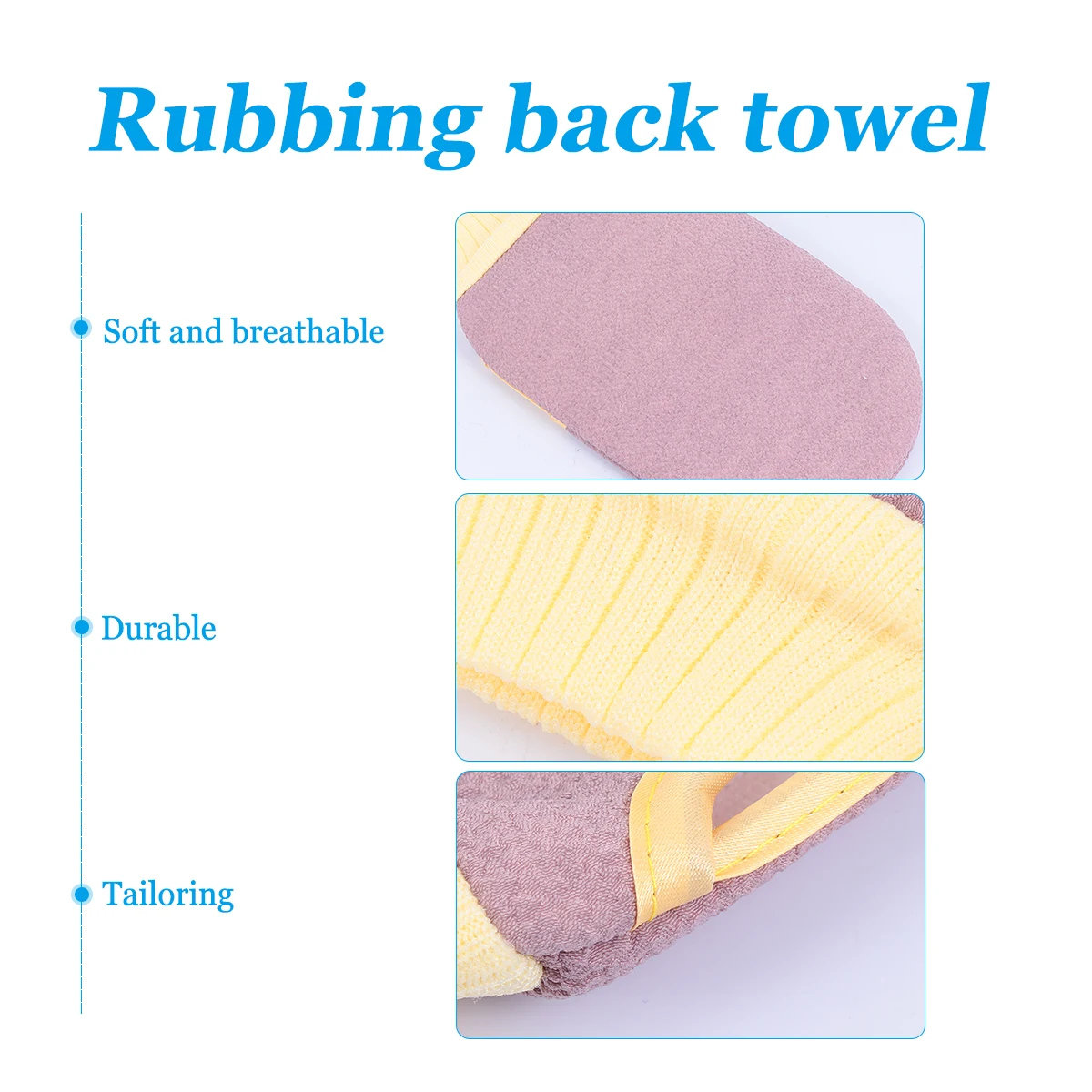 2Pcs Back Scrubber Set Exfoliating Polyester Bath Gloves Long Towel Body Cleansing Supply Bath Accessories Spa Tools
2Pcs Back Scrubber Set Exfoliating Polyester Bath Gloves Long Towel Body Cleansing Supply Bath Accessories Spa Tools