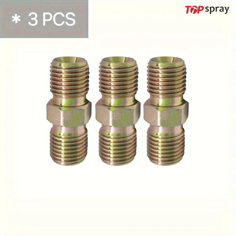 Topspray3 шт. от 1/4 дюйма до 1/4 дюйма, штекерNPT, фитинг для сосков, адаптер для подключения шланга безвоздушного распылителя краски и других устройств
Topspray3 шт. от 1/4 дюйма до 1/4 дюйма, штекерNPT, фитинг для сосков, адаптер для подключения шланга безвоздушного распылителя краски и других устройств
