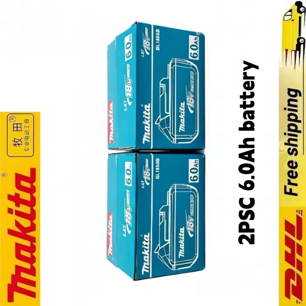 Makita 18V BL1860B Rechargeable Battery for 18V Power Tools Compatible with BL1850B LXT400 - Replacement 18V Makita Battery
Makita 18V BL1860B Rechargeable Battery for 18V Power Tools Compatible with BL1850B LXT400 - Replacement 18V Makita Battery