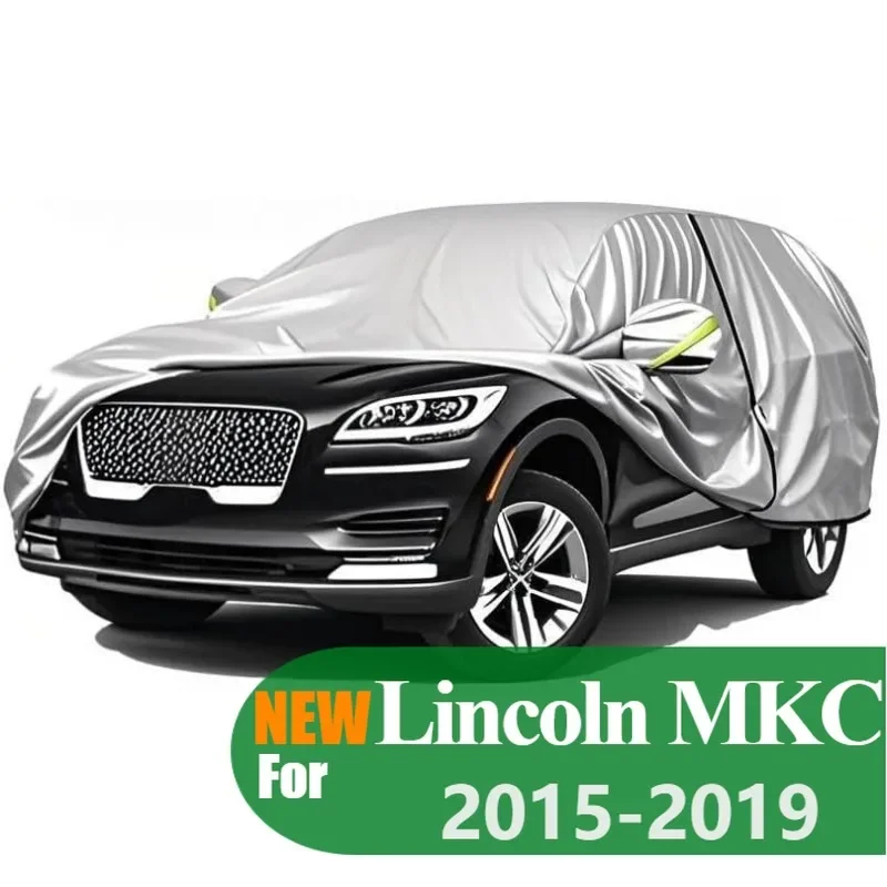 Five-Layer 210D All-Weather Waterproof Full Car Cover for Lincoln MKC 2015-2019 Sun Rain Snow Protection Silver Oxford Fabric
Five-Layer 210D All-Weather Waterproof Full Car Cover for Lincoln MKC 2015-2019 Sun Rain Snow Protection Silver Oxford Fabric