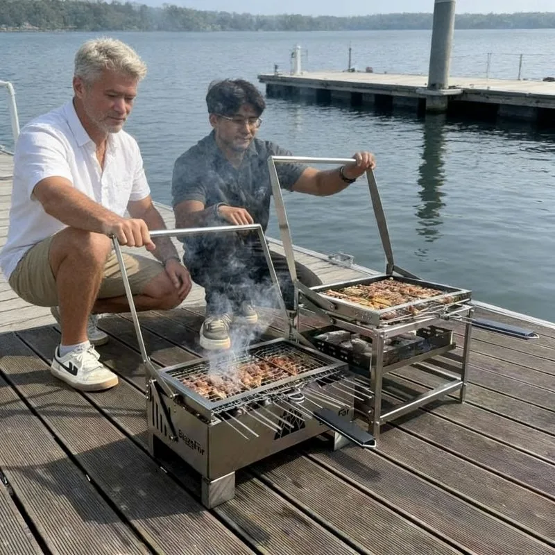 BlazeFor State-of-the-Art Manual Rotating Grill Technology in a Stainless Steel Body for the Ultimate Grilling Purist
BlazeFor State-of-the-Art Manual Rotating Grill Technology in a Stainless Steel Body for the Ultimate Grilling Purist