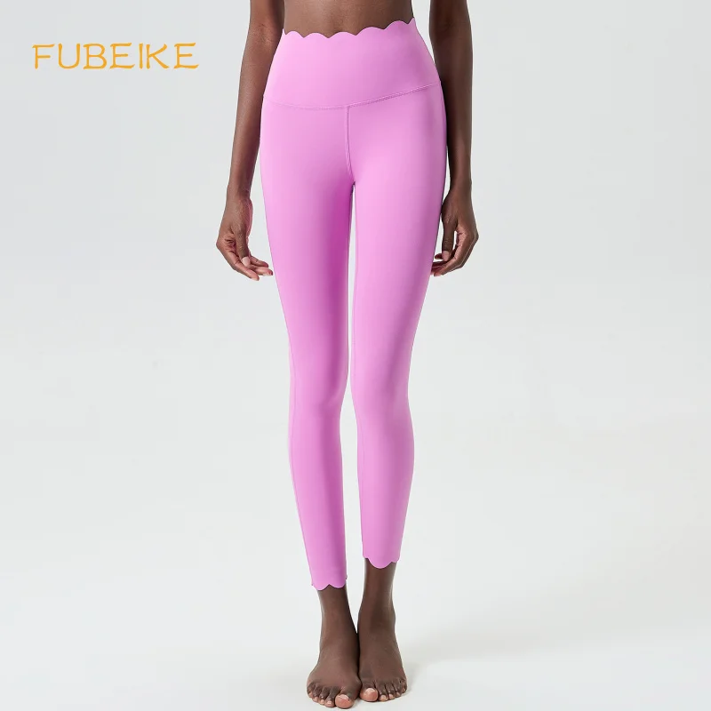 FUBEIKE Small Wave High Waist Yoga Pants Women Solid Color Flat Sports Fitness Tight Long Trousers Quick-Dry Running Leggings
FUBEIKE Small Wave High Waist Yoga Pants Women Solid Color Flat Sports Fitness Tight Long Trousers Quick-Dry Running Leggings