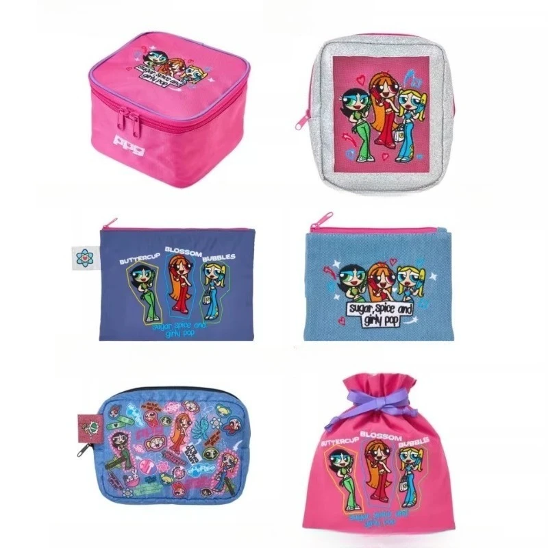 Cute Anime The Powerpuff and Girls Series Makeup Bag Coin Purse Kawaii Cartoon Character Creativity Printing Storage Bag
Cute Anime The Powerpuff and Girls Series Makeup Bag Coin Purse Kawaii Cartoon Character Creativity Printing Storage Bag