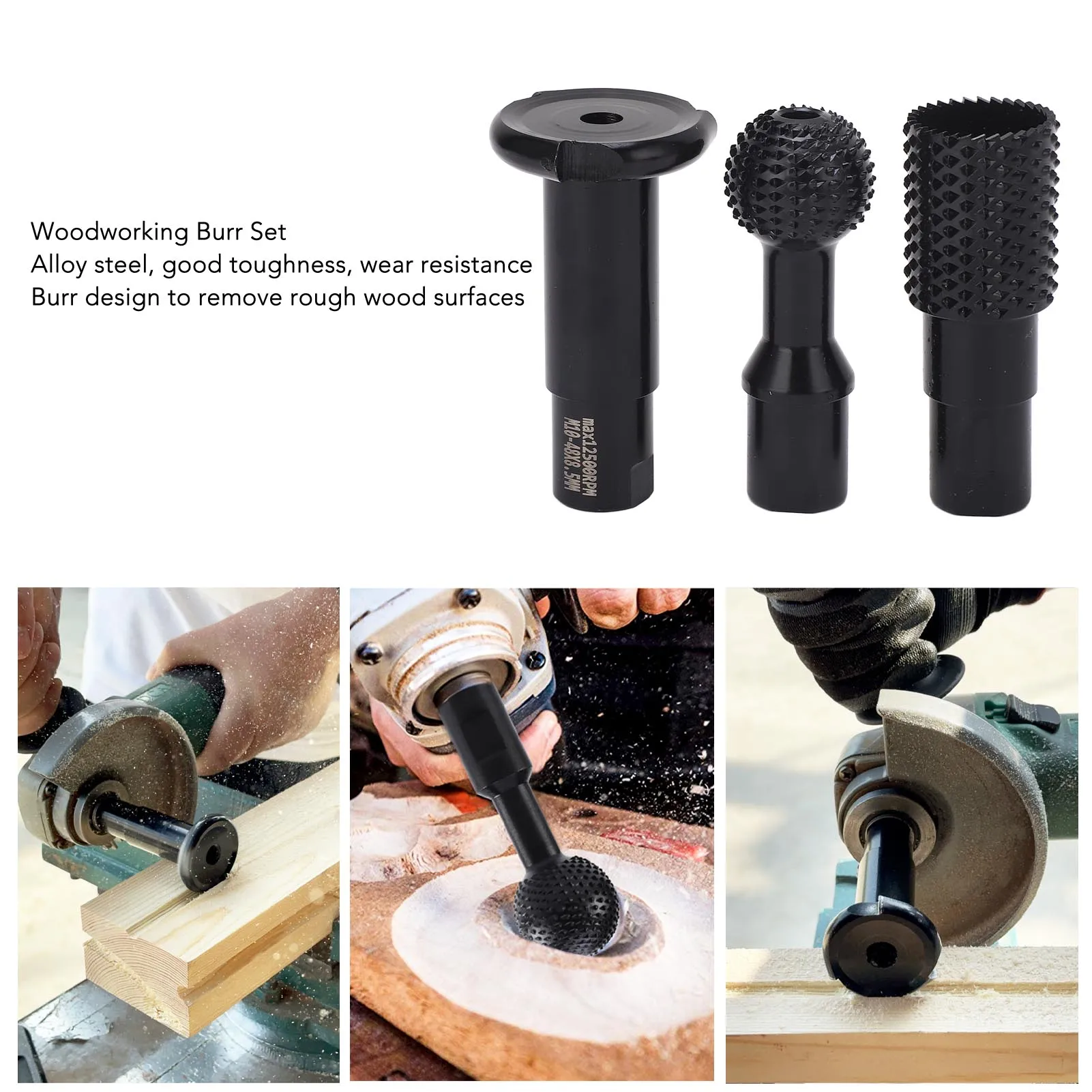 Rotary Burr Tools Woodworking Grinding Tool Easy Installation Alloy Steel High Efficiency for 100 Angle Grinder for Wood Board
Rotary Burr Tools Woodworking Grinding Tool Easy Installation Alloy Steel High Efficiency for 100 Angle Grinder for Wood Board