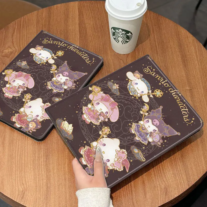 Чехол для планшета Cartoon Melody Kuromi для Samsung Galaxy Tab A7 Lite A8 10,5 A9 Plus S6 Lite S8 S9 FE S10 FE Plus, противоударный чехол 
Чехол для планшета Cartoon Melody Kuromi для Samsung Galaxy Tab A7 Lite A8 10,5 A9 Plus S6 Lite S8 S9 FE S10 FE Plus, противоударный чехол