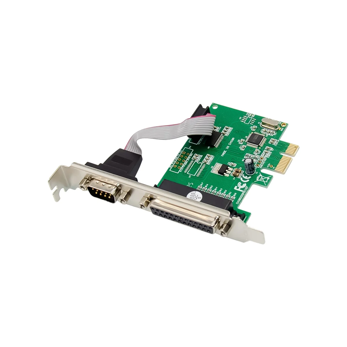 T07C-Expansion Card ST39 PCIe X1 CH382L 1S1P RS232+LTP1 End Control Multifunction Convenient Expansion Card
T07C-Expansion Card ST39 PCIe X1 CH382L 1S1P RS232+LTP1 End Control Multifunction Convenient Expansion Card