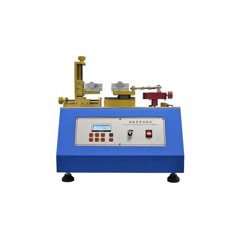 Plug and Unplug Simple Insertion and Extraction Life Tester, Connector Plug Insertion Lifetime Testing Machine for USB, Socket
Plug and Unplug Simple Insertion and Extraction Life Tester, Connector Plug Insertion Lifetime Testing Machine for USB, Socket