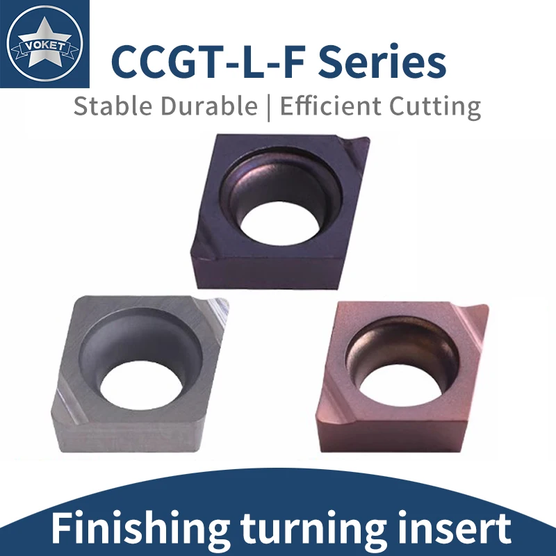 VOKET CNC Insert CCGT030102/040104L-F Ceramic Alloy Coated Small Hole Precision Boring Insert
VOKET CNC Insert CCGT030102/040104L-F Ceramic Alloy Coated Small Hole Precision Boring Insert