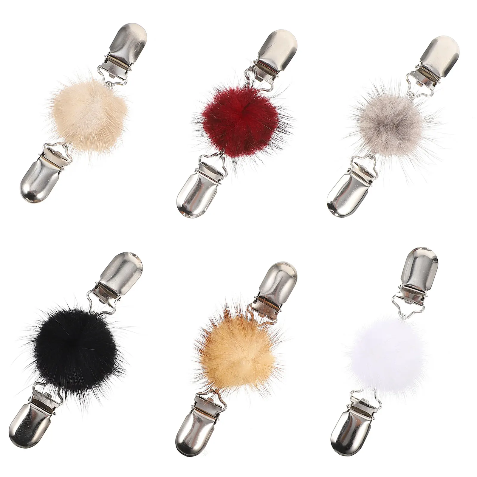 6pcs Velvet Shawl Clip Stylish Brooch Cardigan Sweater Metal Pompom Lightweight Portable Fashion Accessories Clothing
6pcs Velvet Shawl Clip Stylish Brooch Cardigan Sweater Metal Pompom Lightweight Portable Fashion Accessories Clothing